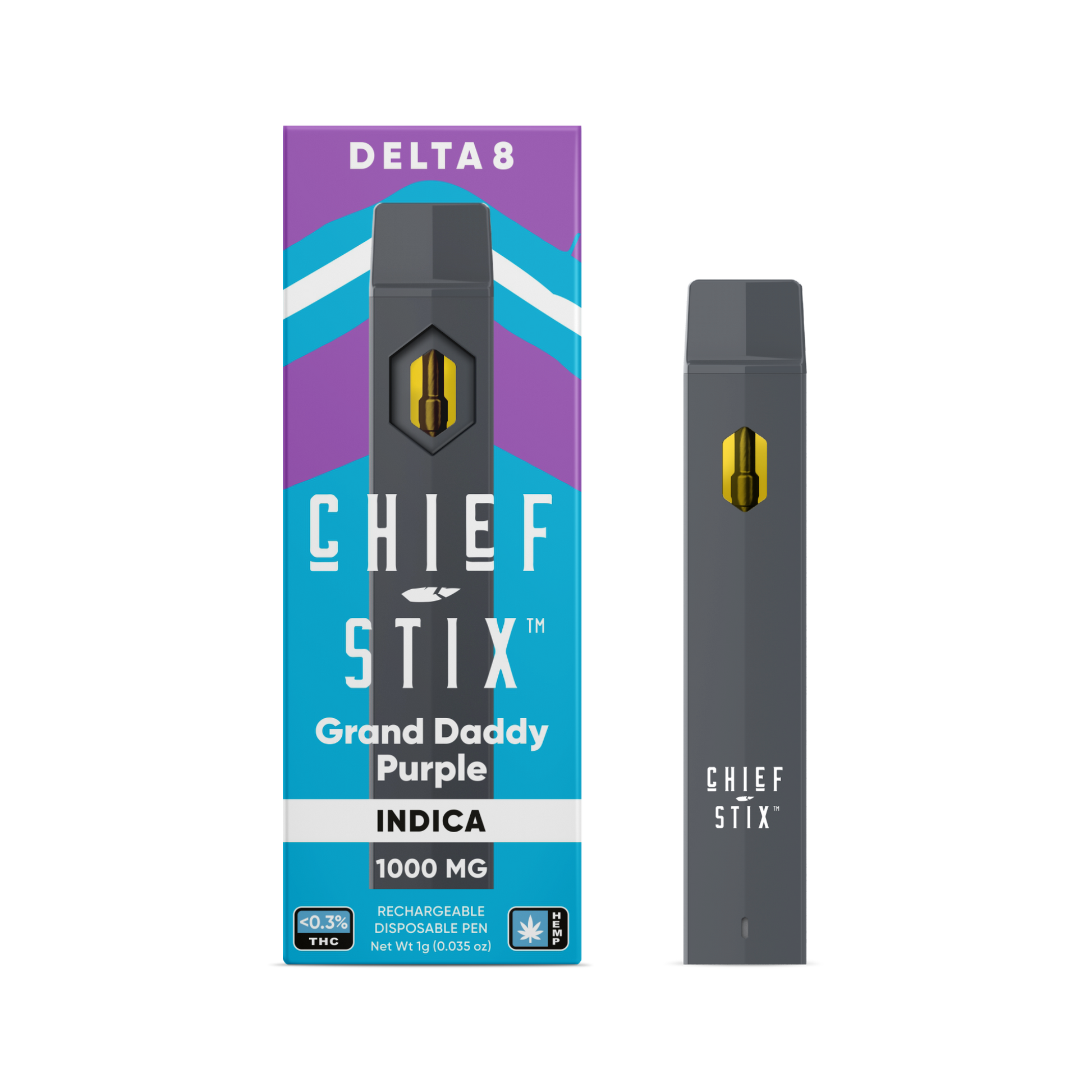 Chief Stix Delta 8 1g Disposable Vape - (Unit) - hhemp.co Wholesale 