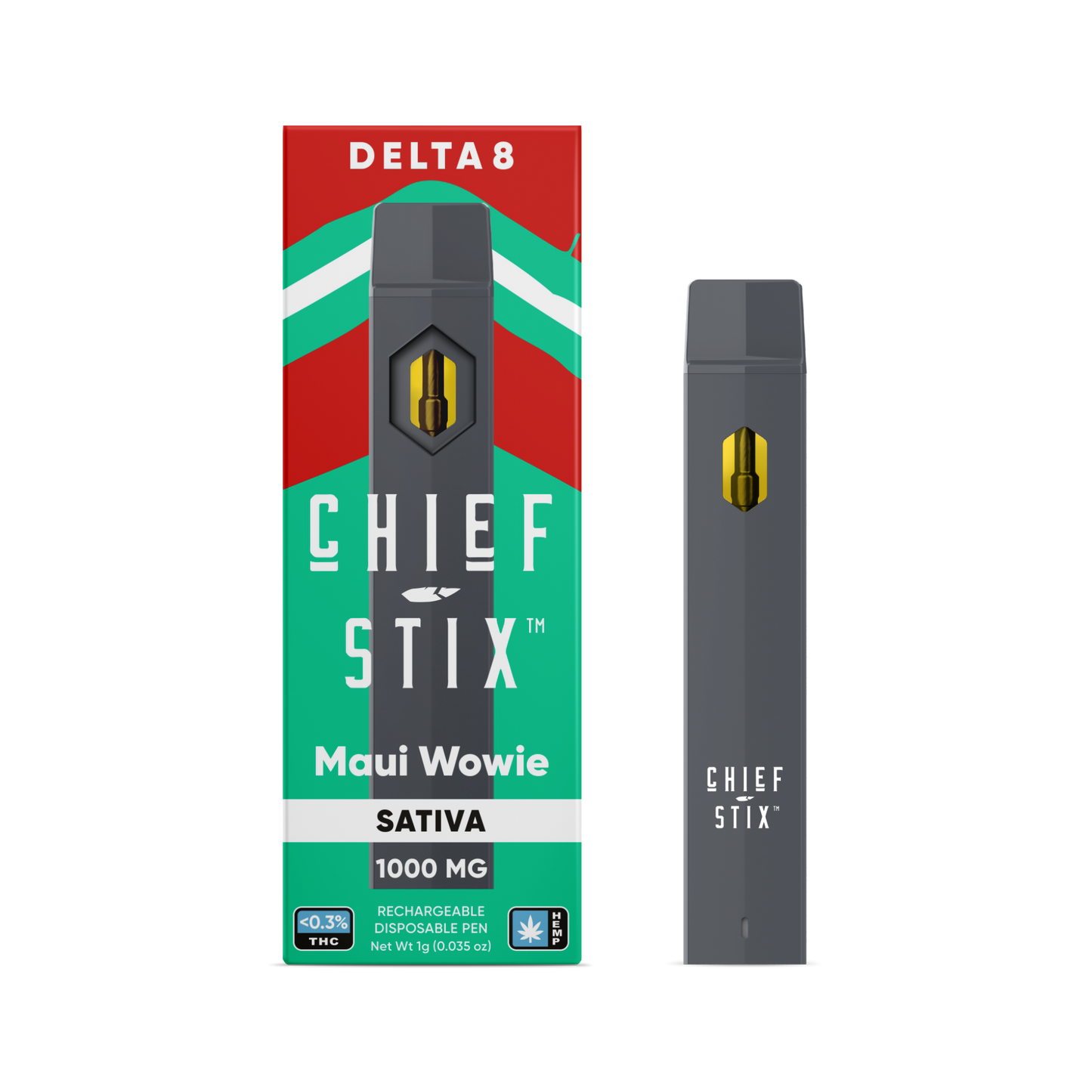 Chief Stix Delta 8 1000mg Disposable Pen - Box