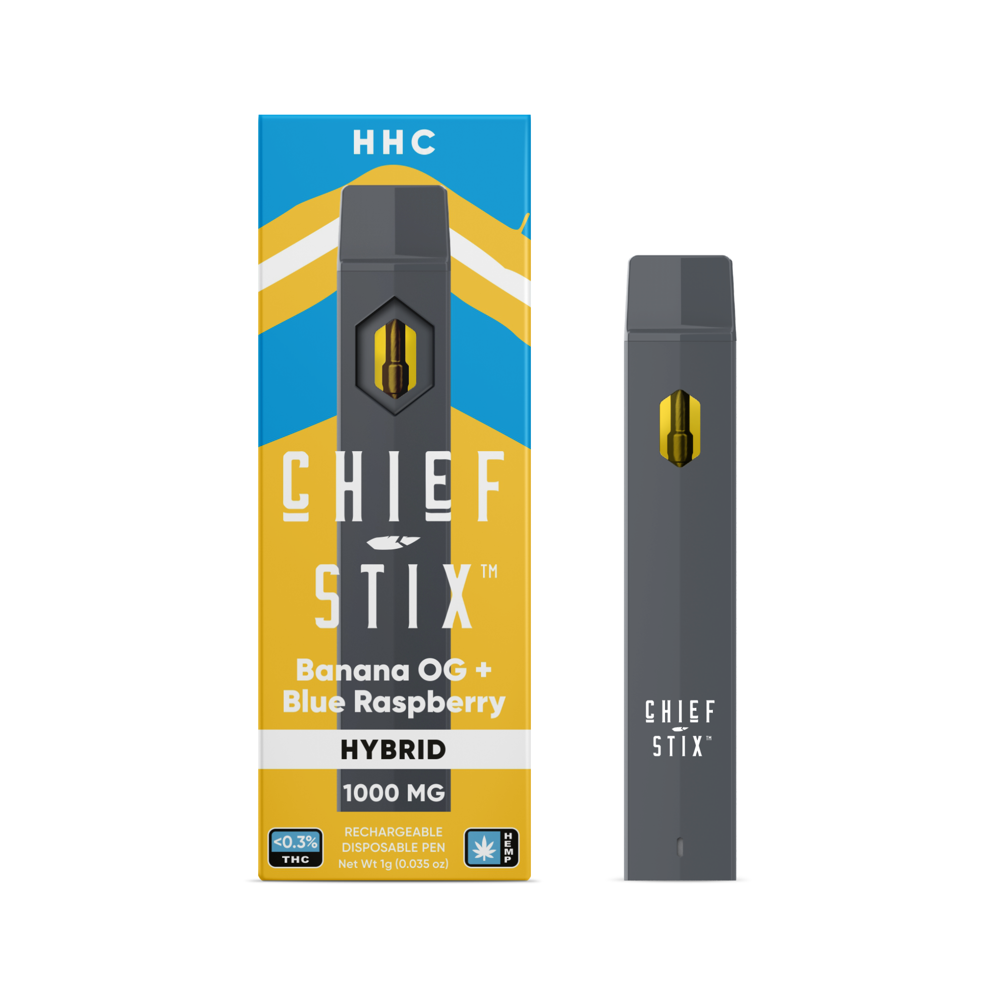 Chief Stix HHC 1000mg Disposable Pen - Box