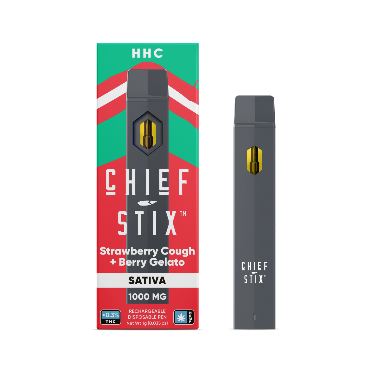 Chief Stix HHC 1g Disposable Vape - (10ct Box)