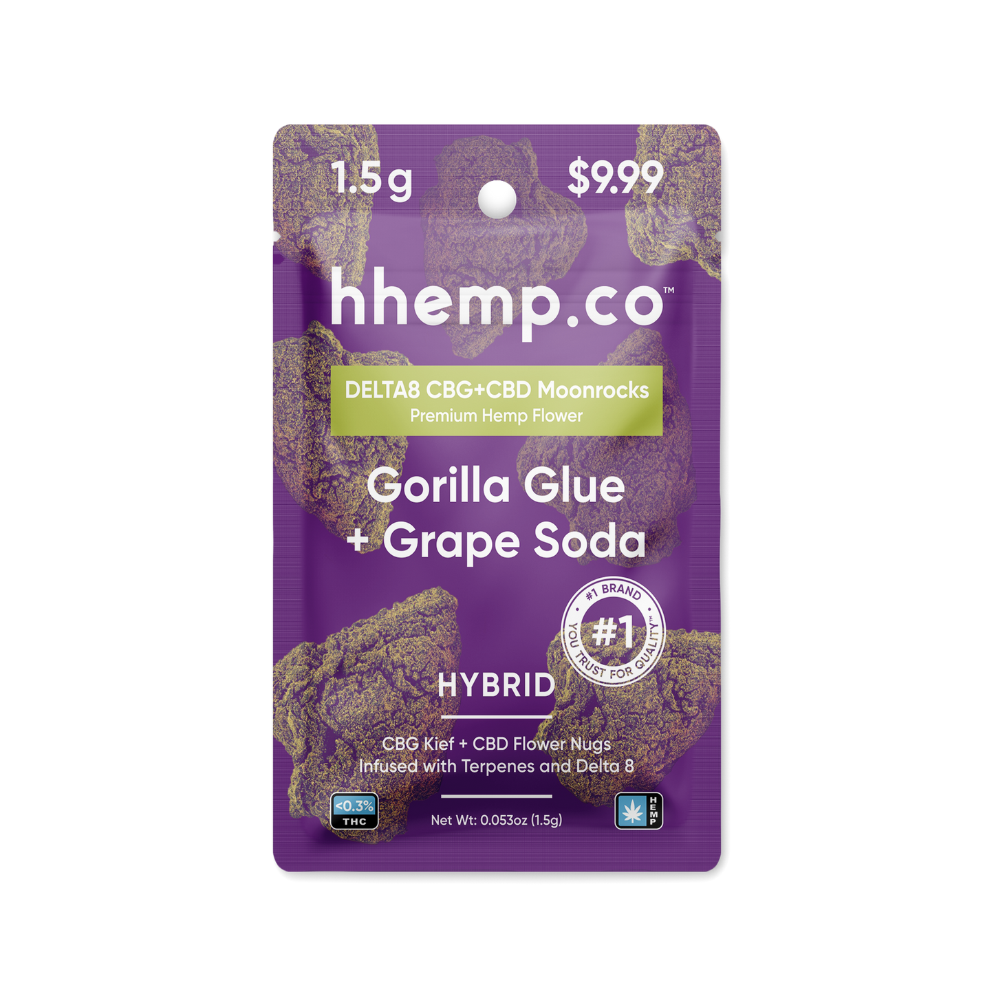 hhemp.co Delta 8 1.5g Pouch Container Mix (30ct) - Tub - hhemp.co Wholesale 