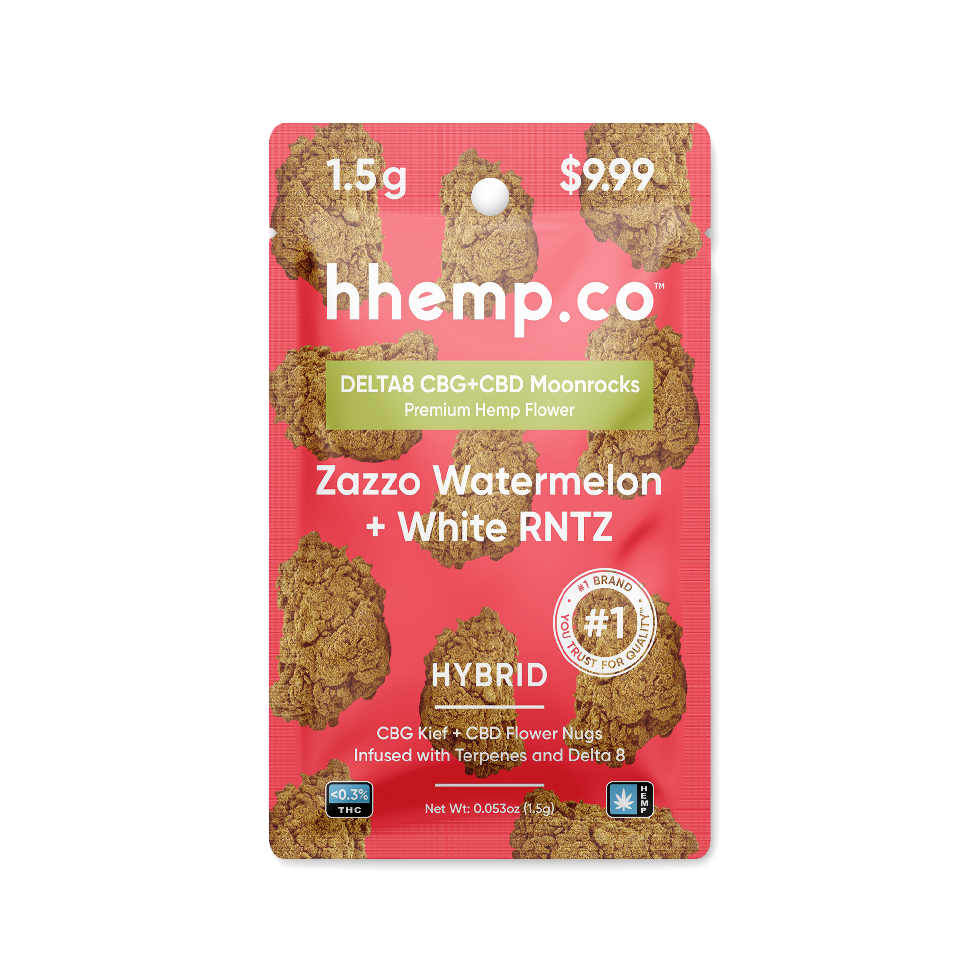 Delta8 CBG+CBD Moonrocks 1.5g Pouch - Unit