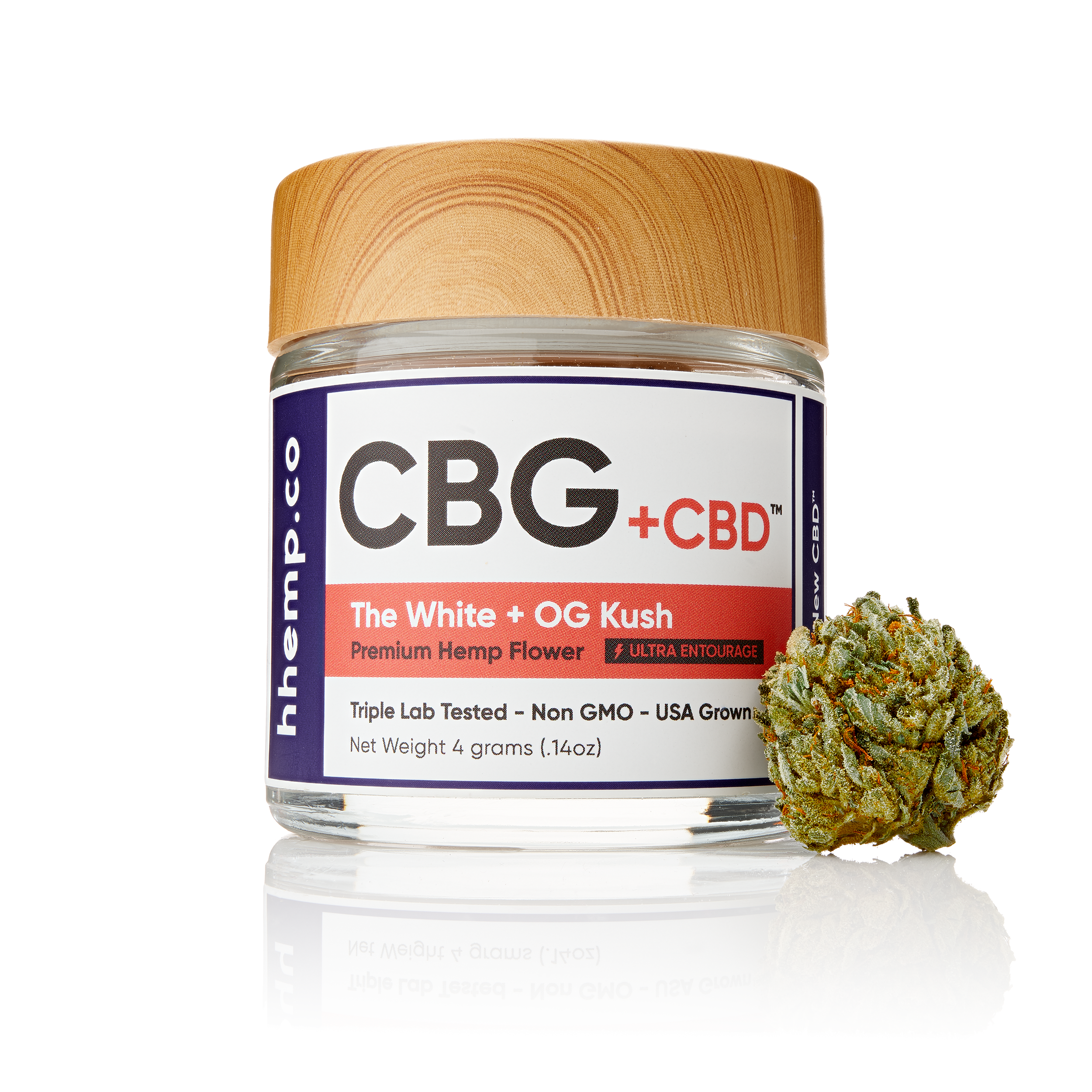 CBG+CBD 4g Flower Jar - Unit