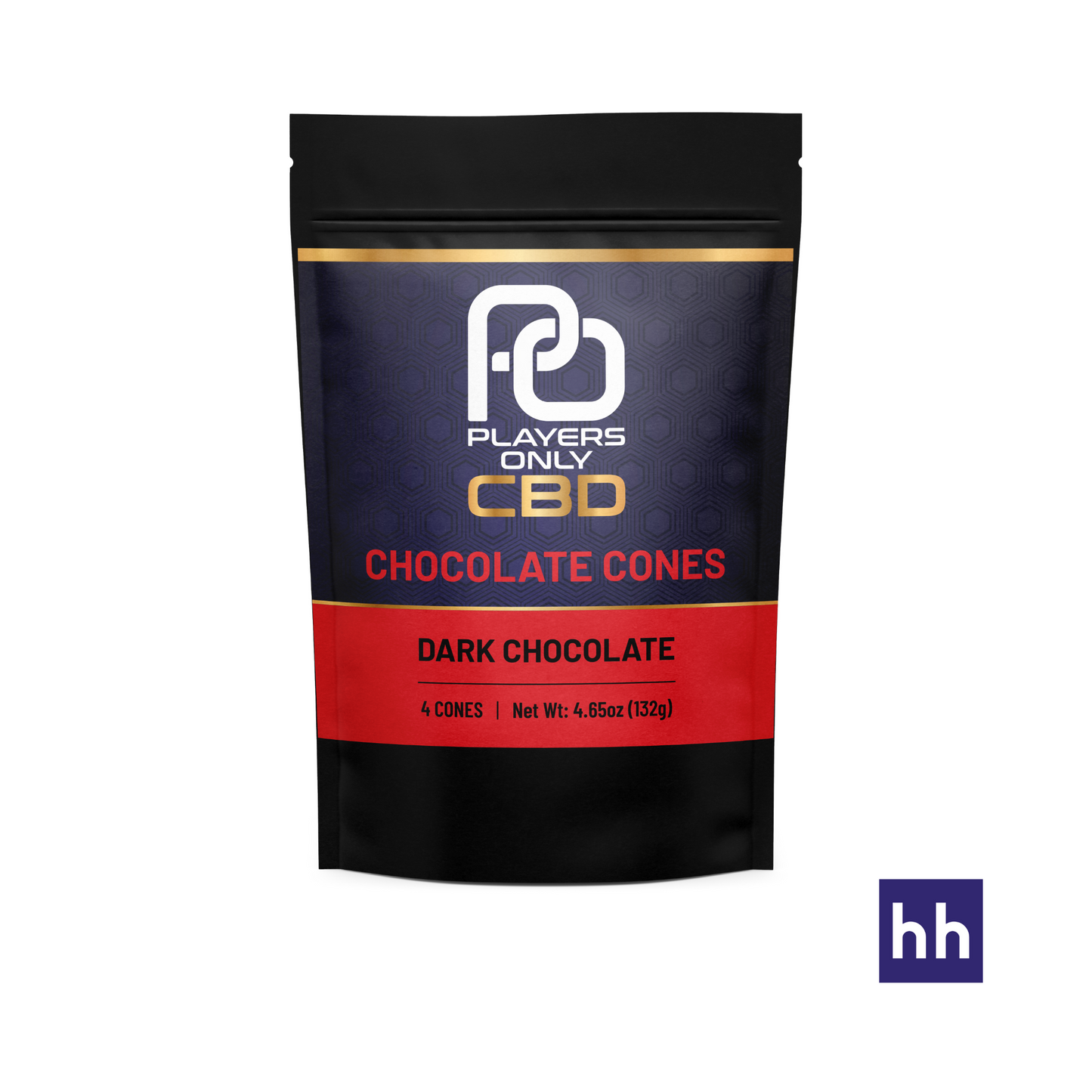 Players Only CBD - 4ct Chocolate Cones