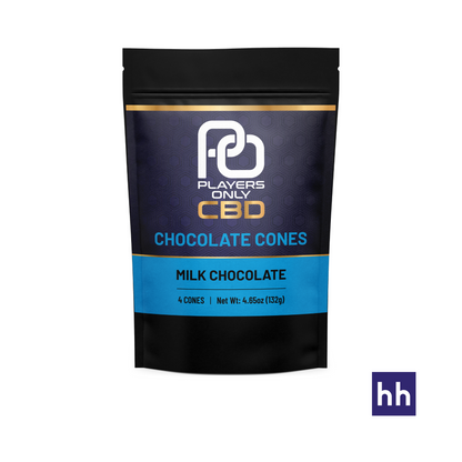 Players Only CBD - 4ct Chocolate Cones