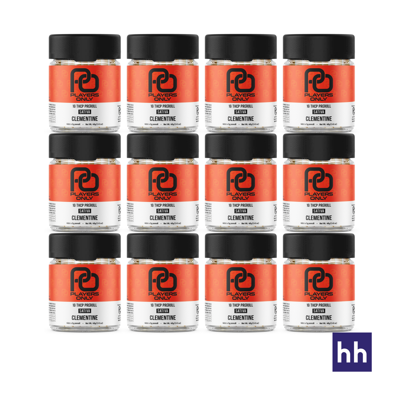 Players Only - 40ct THCp 1g Prerolls