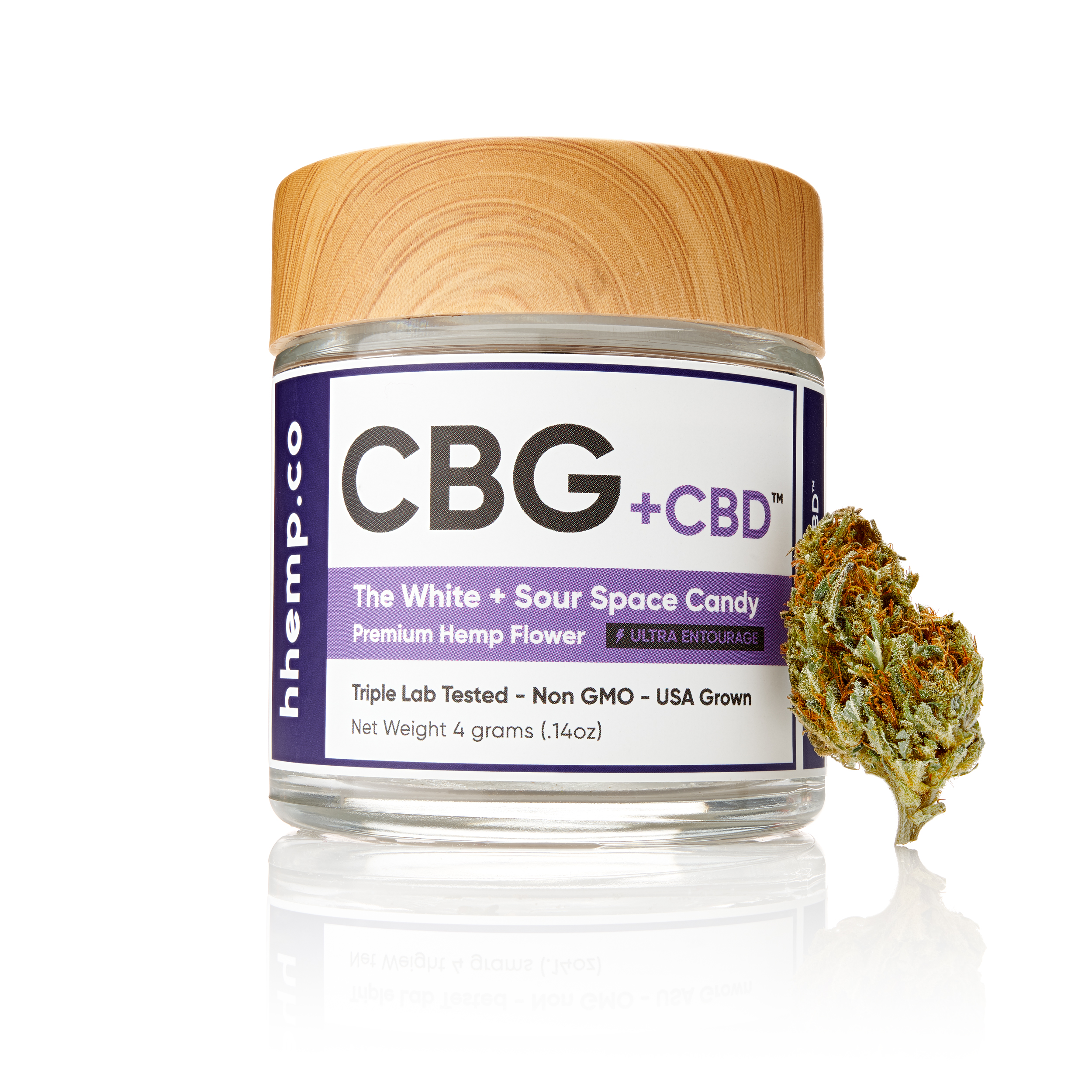 CBG+CBD 4g Flower Jar - Unit