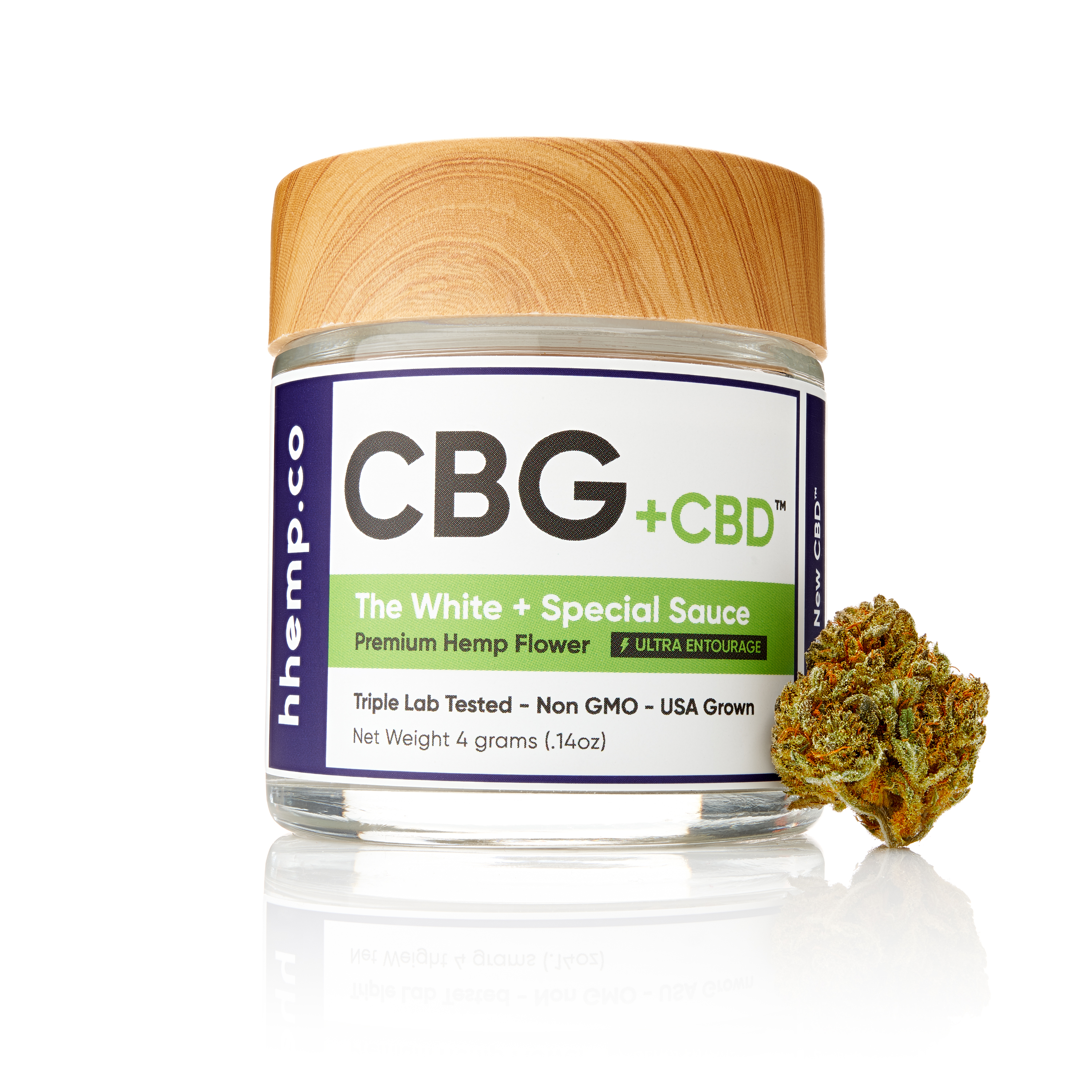 CBG+CBD 4g Flower Jar - Unit