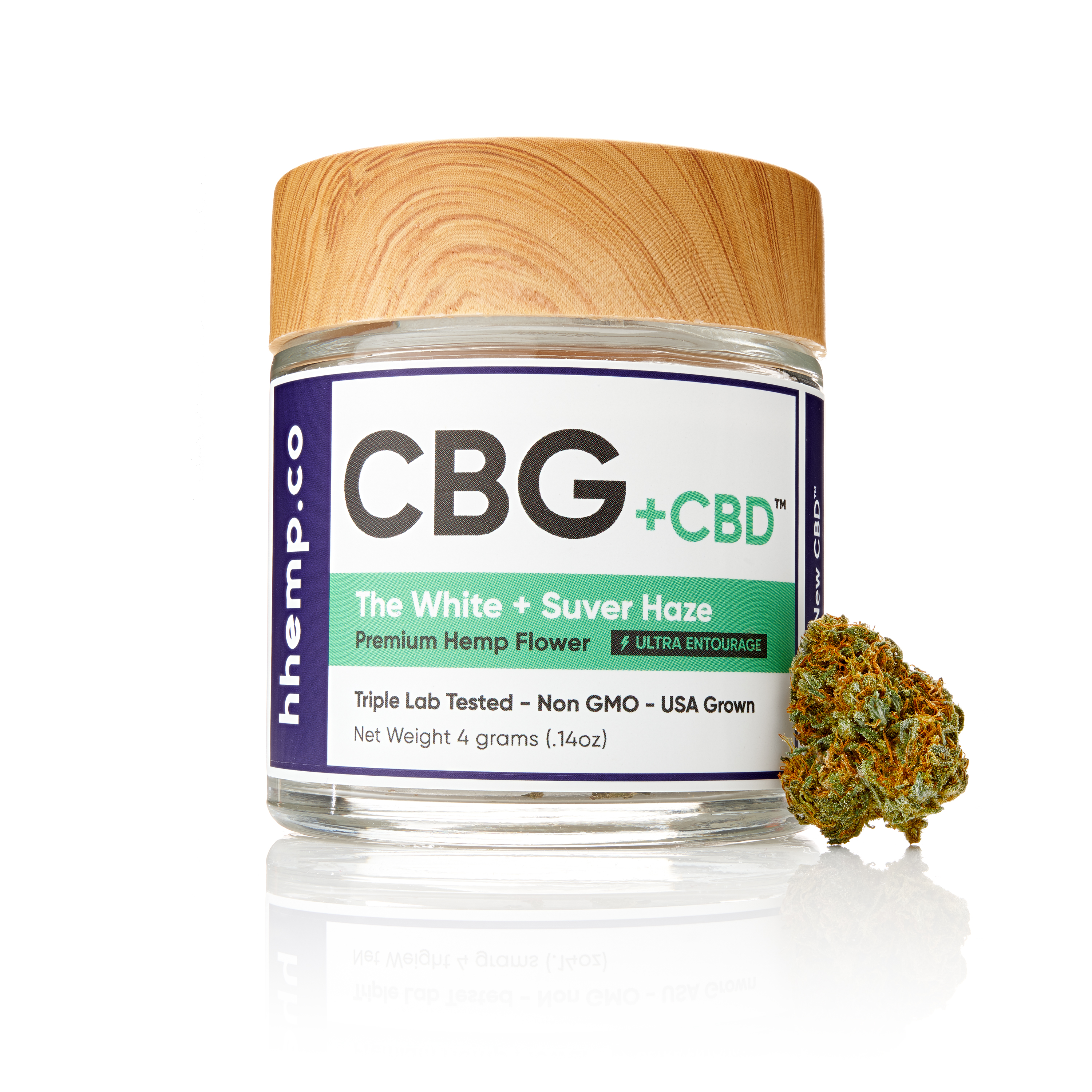 CBG+CBD 4g Flower Jar - Unit