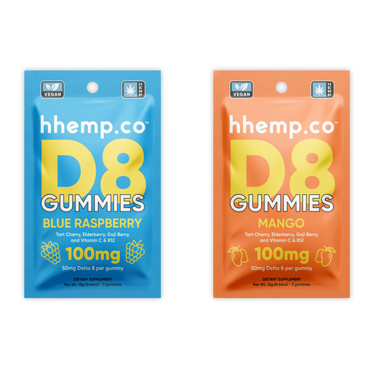 hhemp.co Delta 8 Gummies 100mg 2ct - (24pk Box) - hhemp.co Wholesale 
