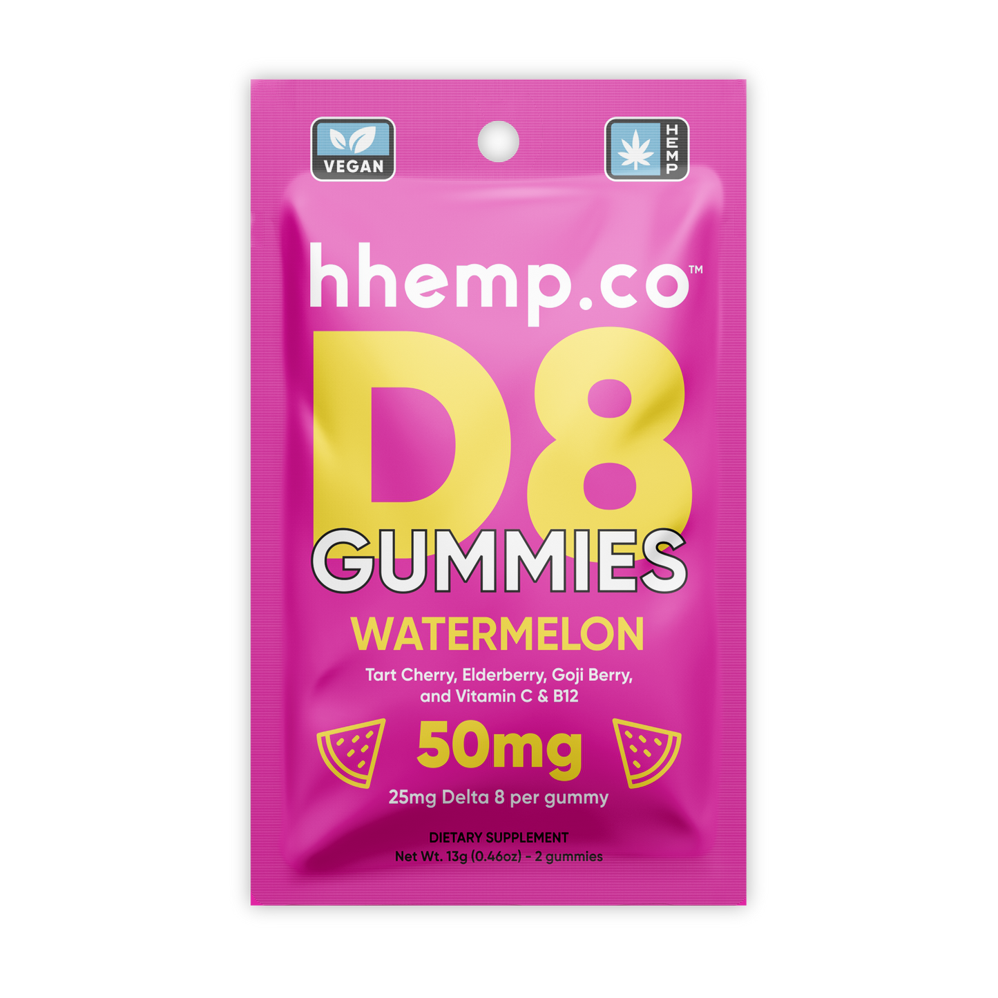 hhemp.co Delta 8 50mg 2pk Gummies - (Unit) - hhemp.co Wholesale 