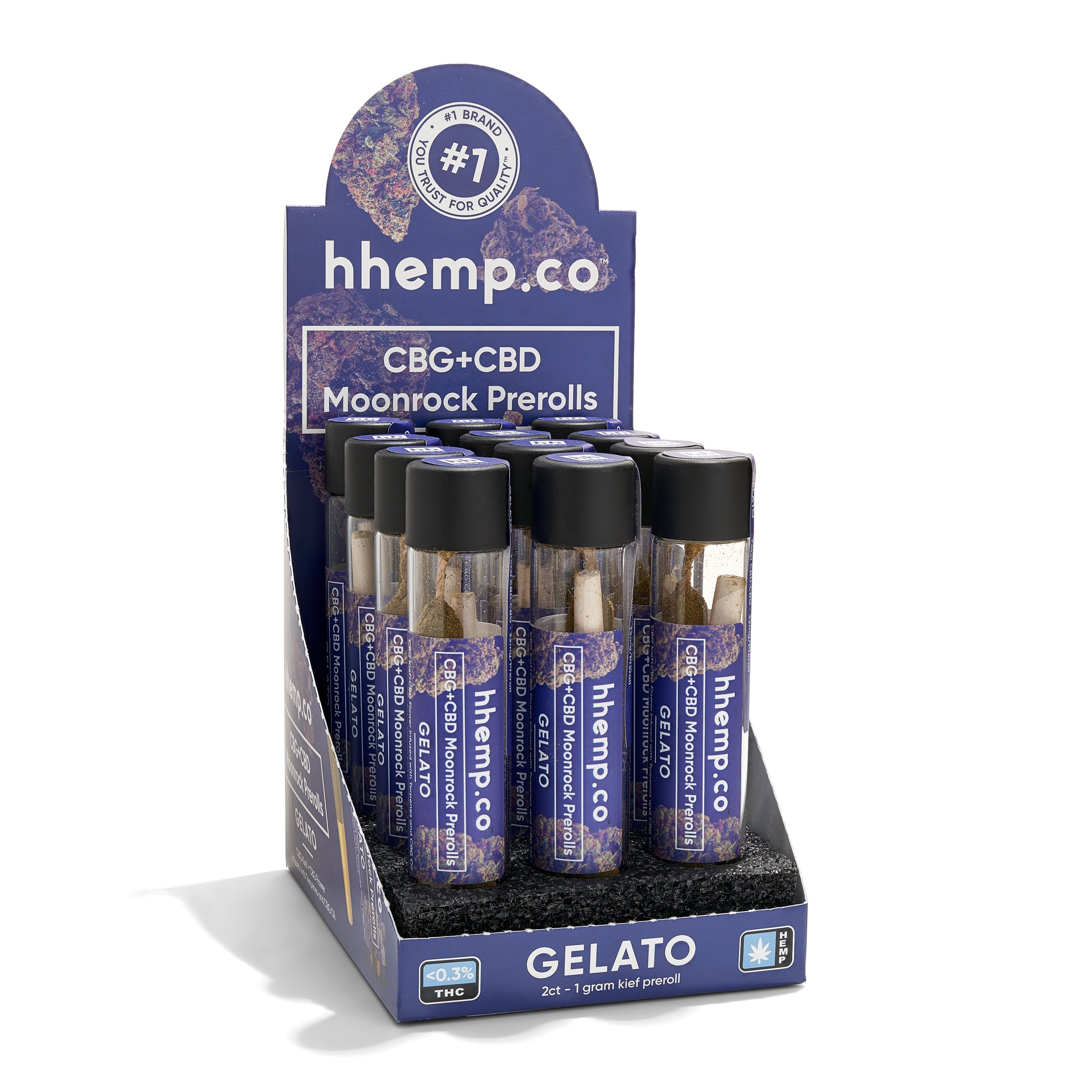CBG+CBD 2ct 1g Preroll - Gelato - Unit