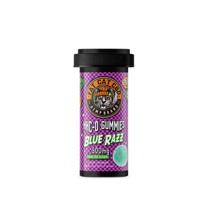 Fat Cat Blue Razz Gummies 500mg (12ct)