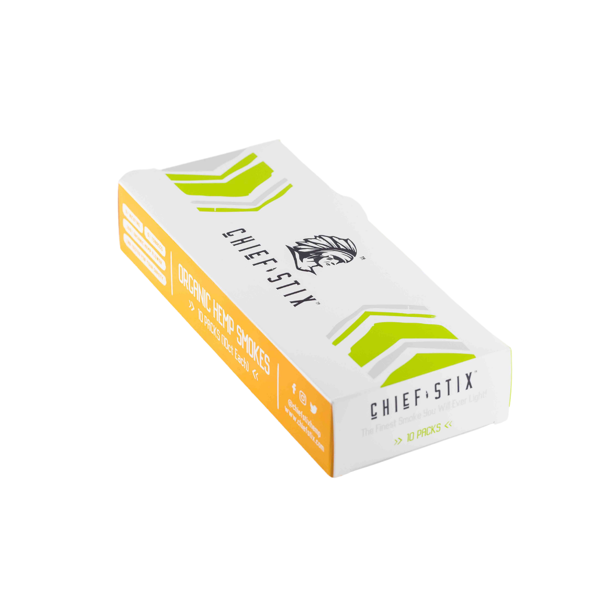 Chief Stix CBD Hemp Smokes Original (10ct) - Carton